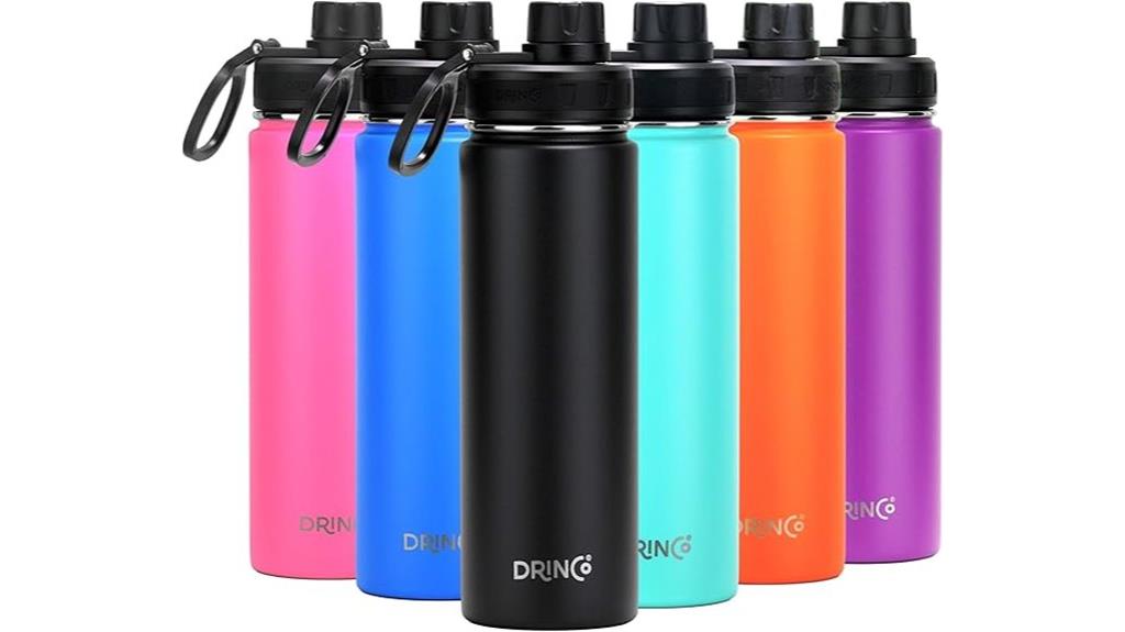 stainless spout water bottle