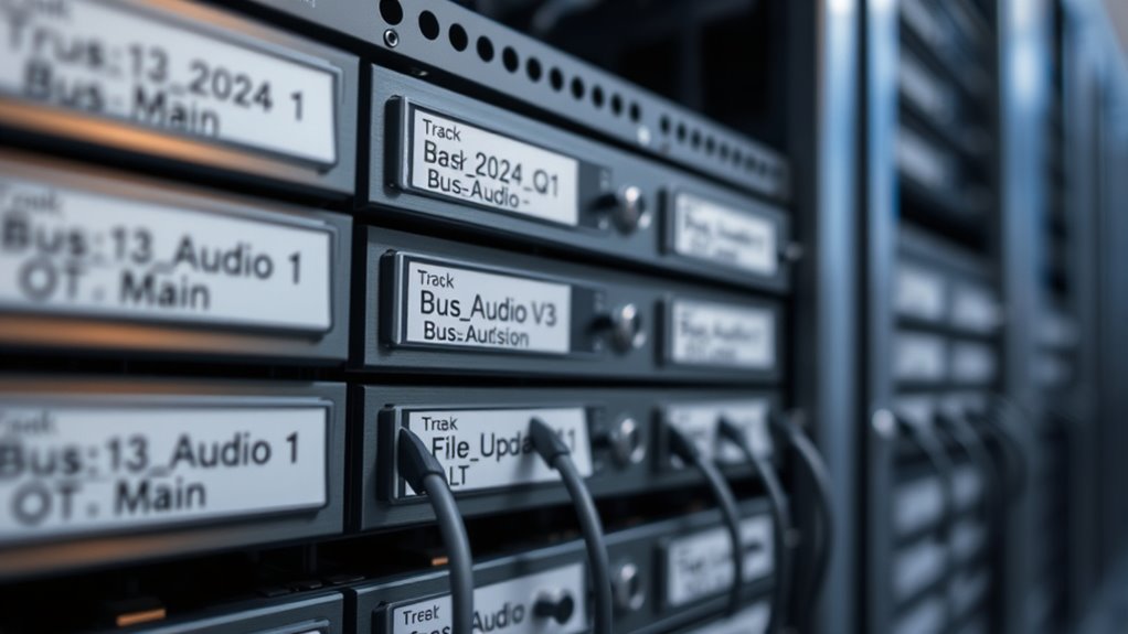 standardized audio naming conventions