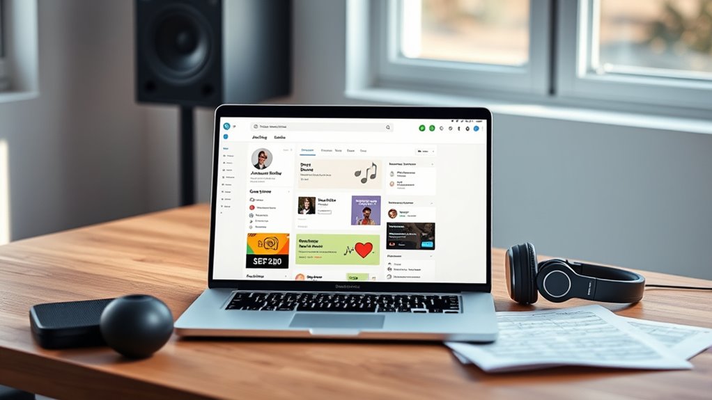 streamlined music contact management