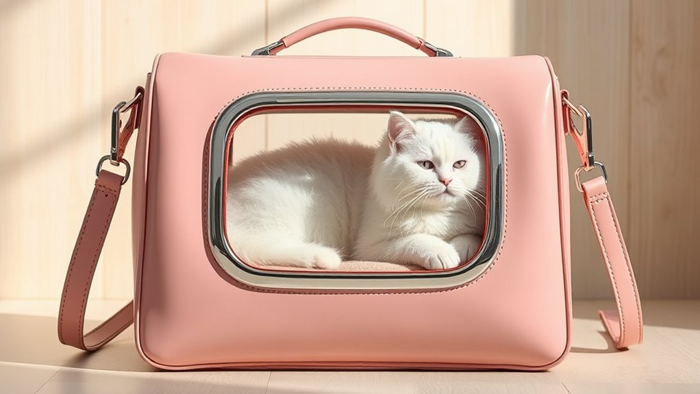 stylish and comfortable pet carriers