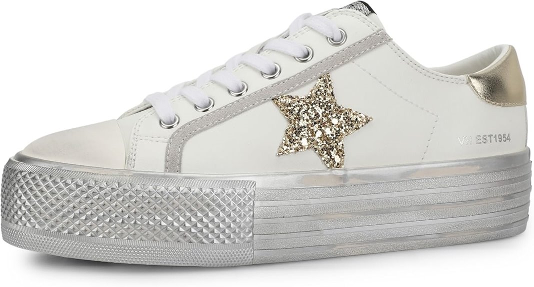 stylish retro sneaker platform