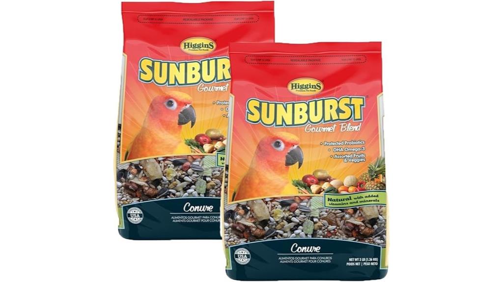 sunburst gourmet bird food