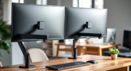 top dual monitor mounts
