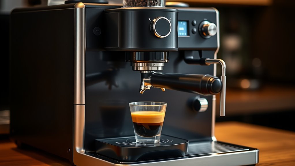 top espresso machines with grinders