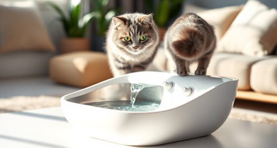 top luxury cat water fountains