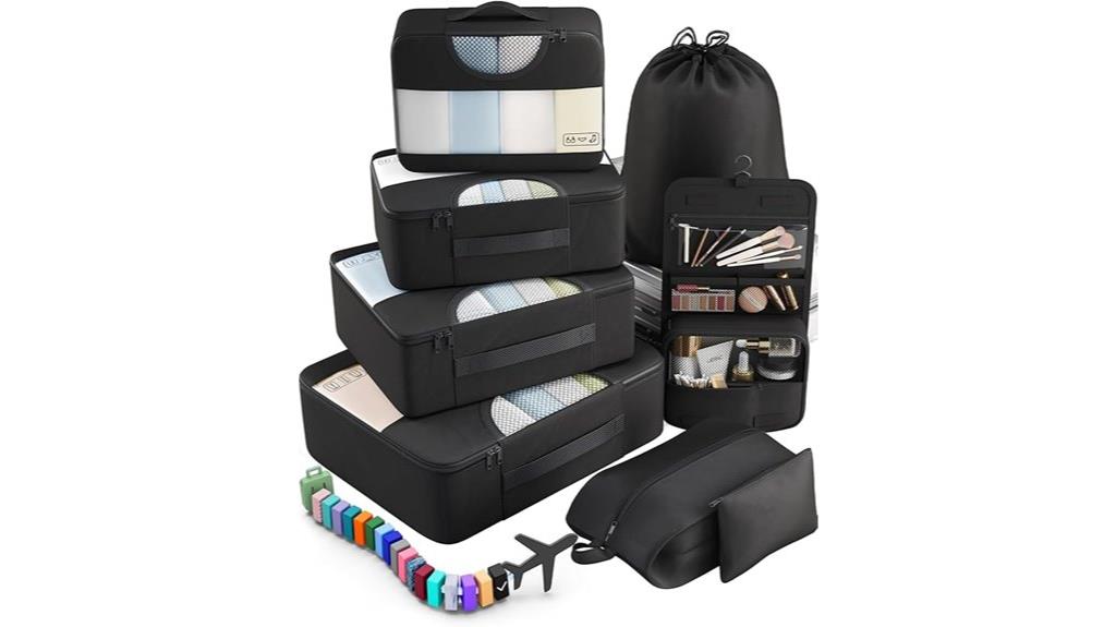 travel organizer bag set