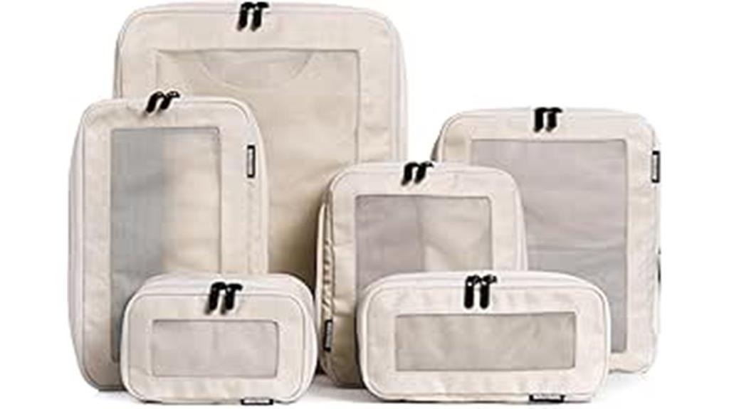 travel packing cubes set