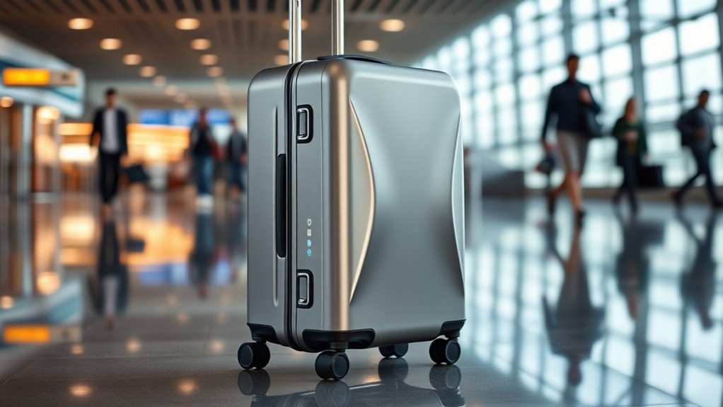 travel ready luggage with charging