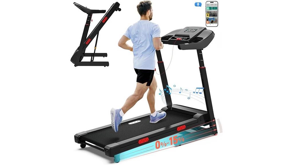 treadmill with app control