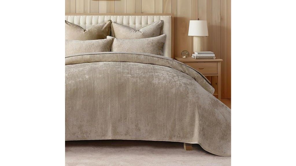 velvet king size quilt