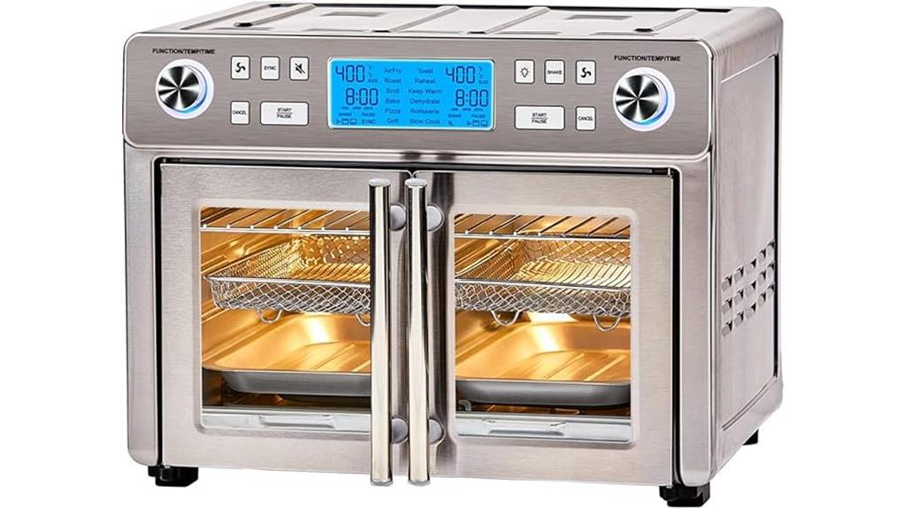 versatile dual zone air fryer