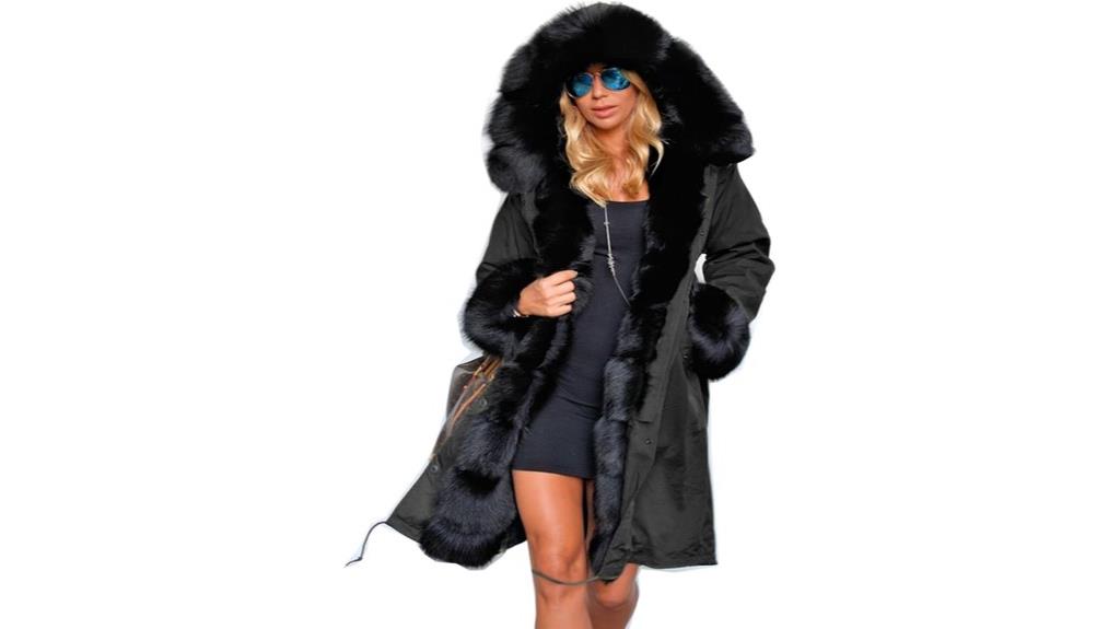 warm thick winter parka