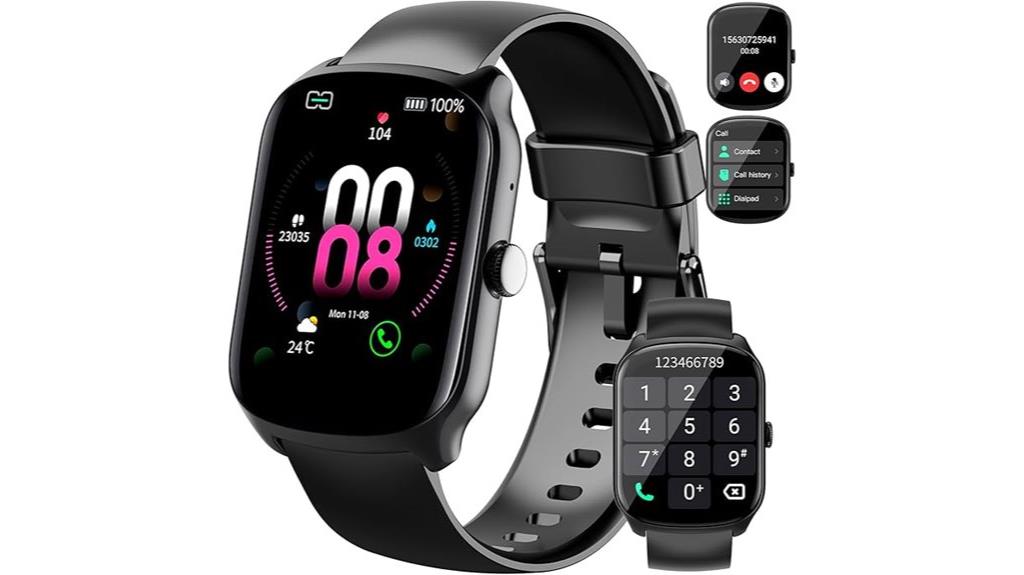 waterproof heart rate smartwatch