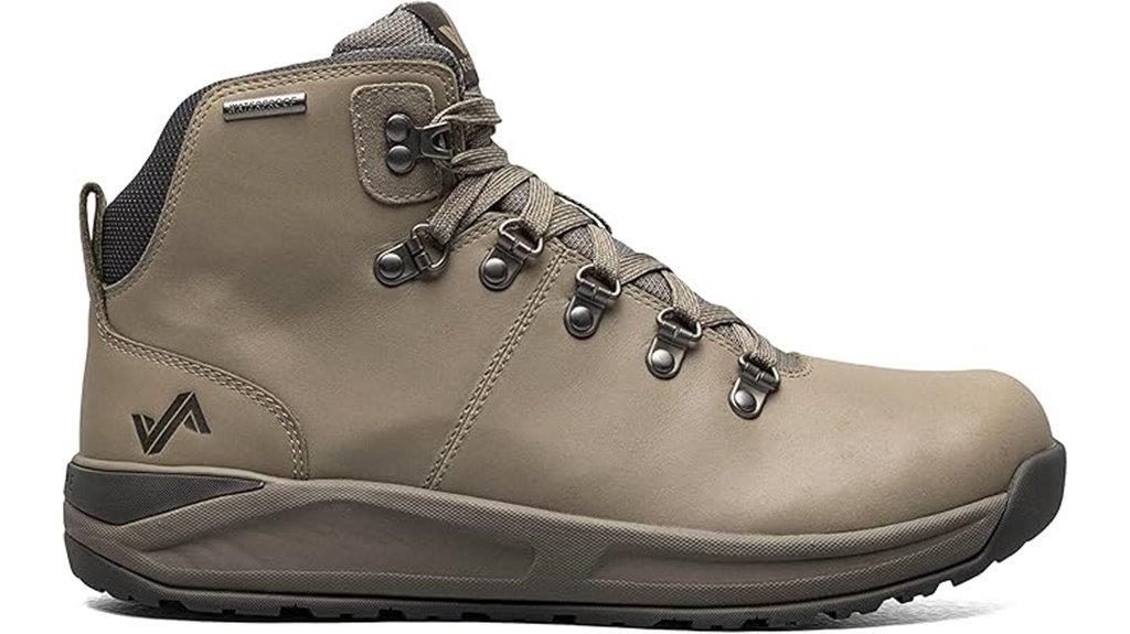 waterproof leather hiking boot