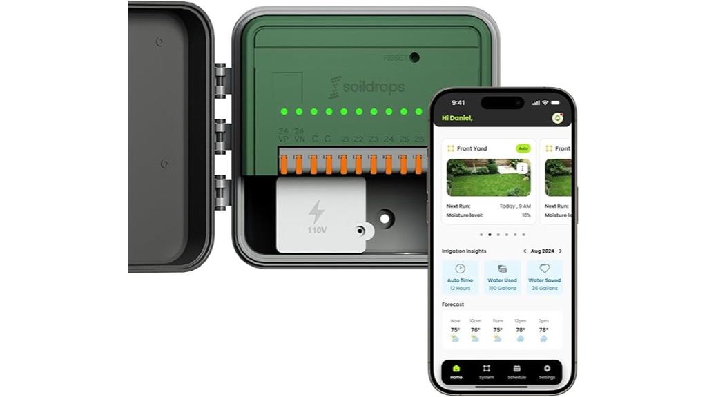 wifi 8 zone sprinkler controller