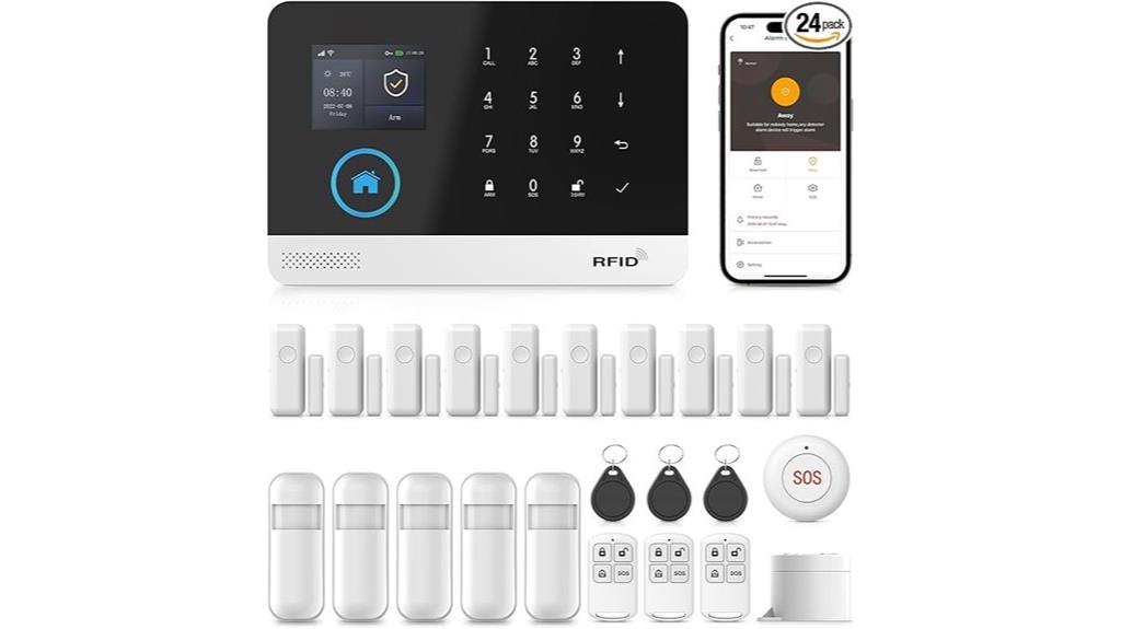wireless 24 piece alarm kit