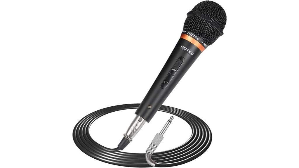 wireless handheld microphone with detachable cable