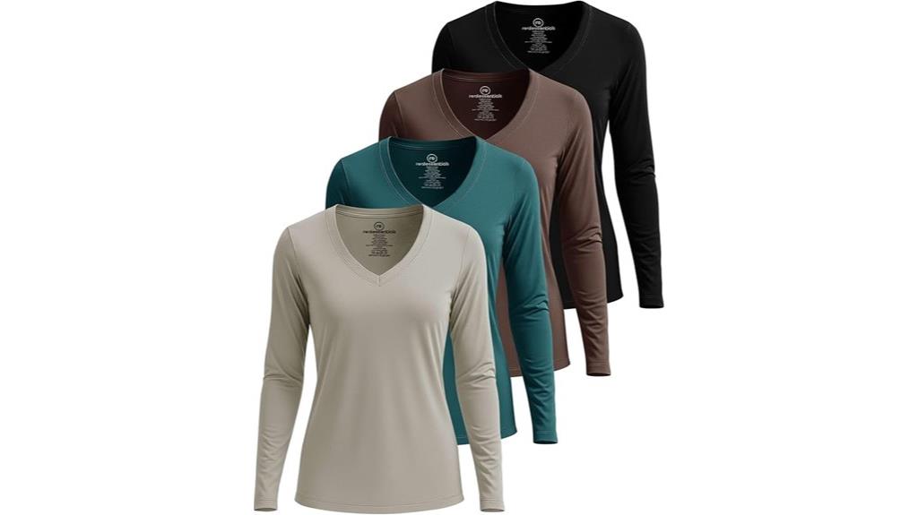 women s long sleeve athletic t shirts