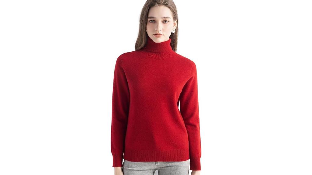 women s pure cashmere turtleneck