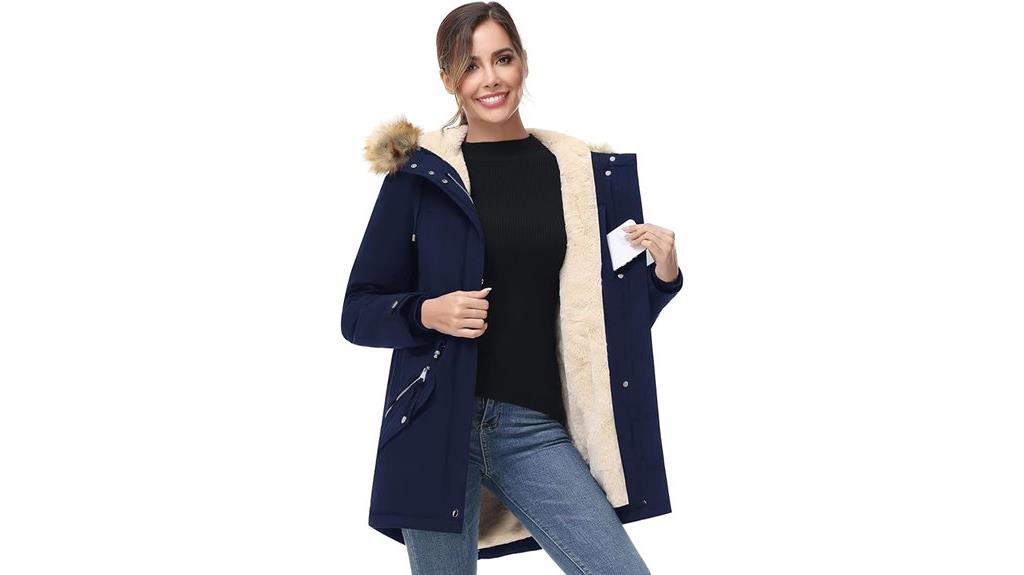 women s waterproof hooded parka