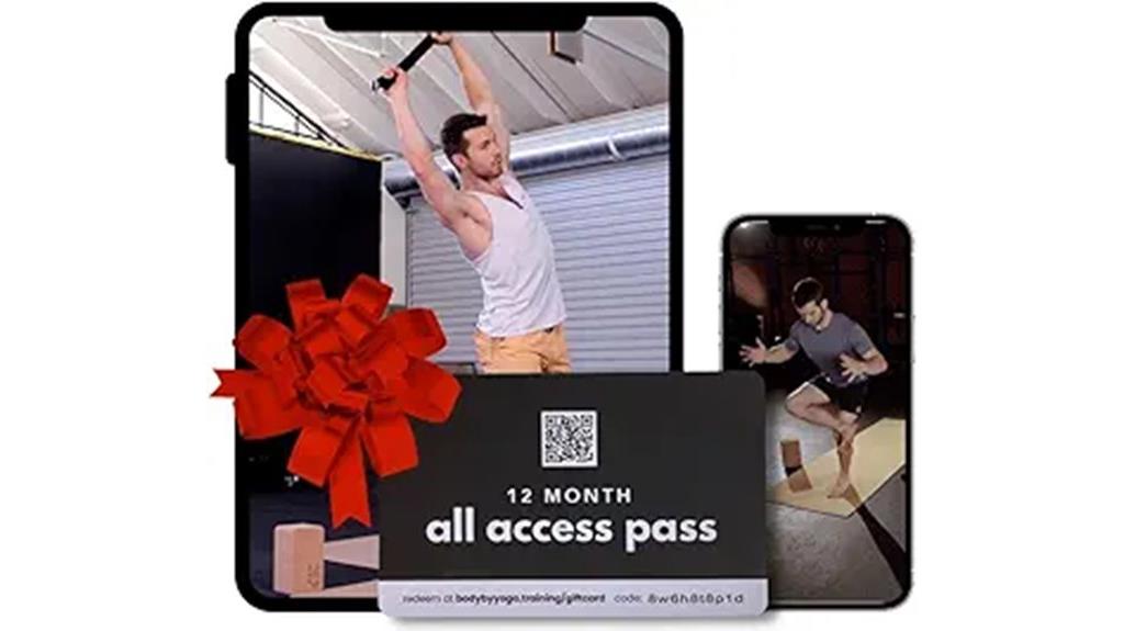 yoga gift card access
