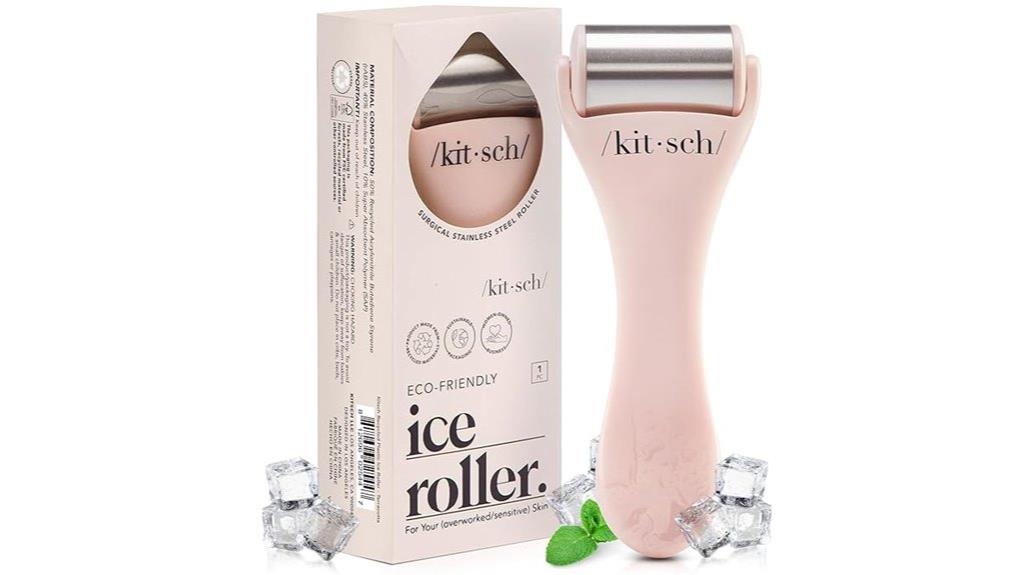 cooling stainless steel facial roller