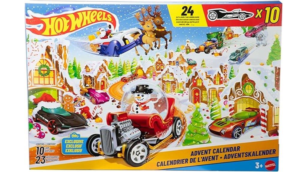 hot wheels holiday countdown