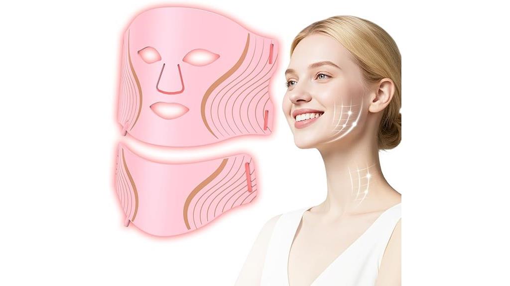 red light face mask