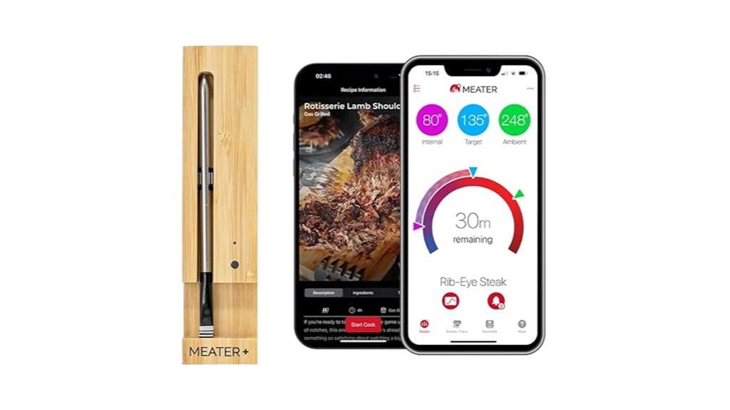 wireless meat thermometer app