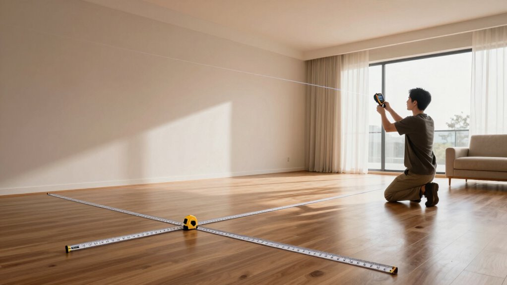 accurate measurements ensure proper layout