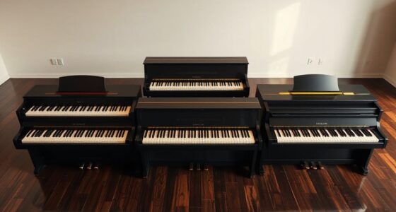 affordable digital pianos with wooden keys