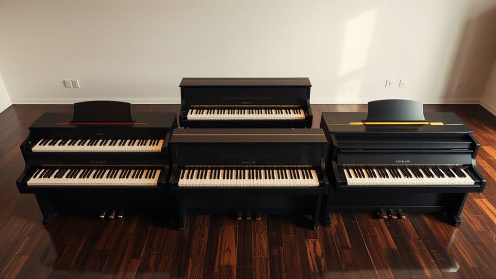 affordable digital pianos with wooden keys
