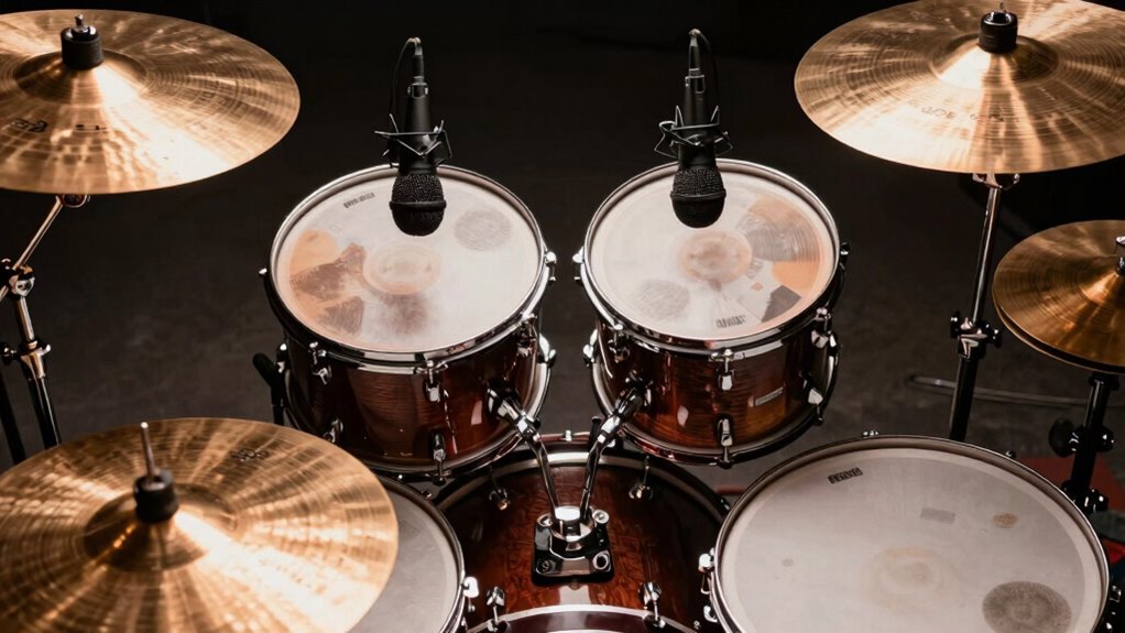 balance cymbals and drums