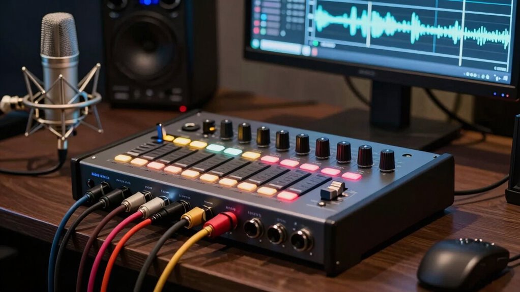 band recording interface selection