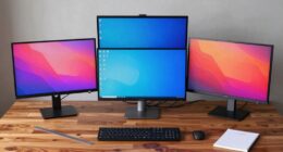 monitor placement triangle rule