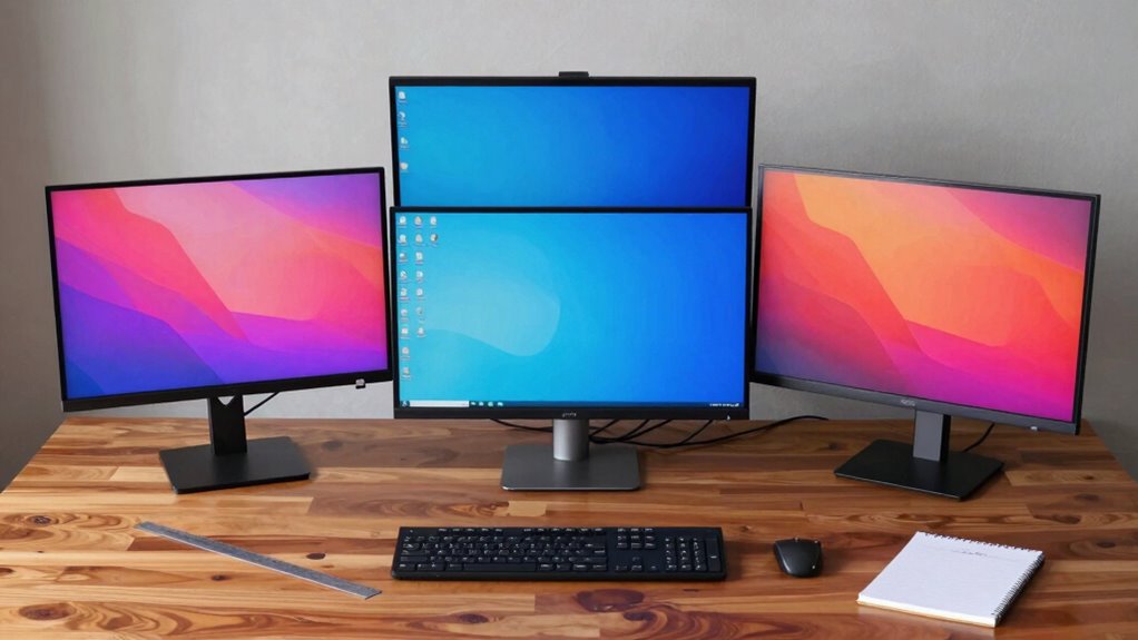 monitor placement triangle rule