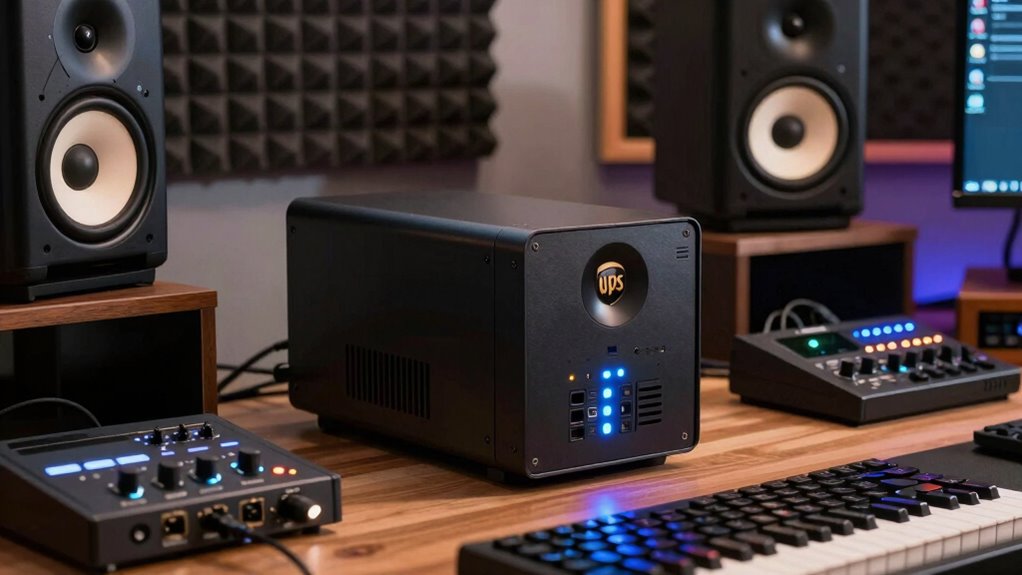 music production power backup