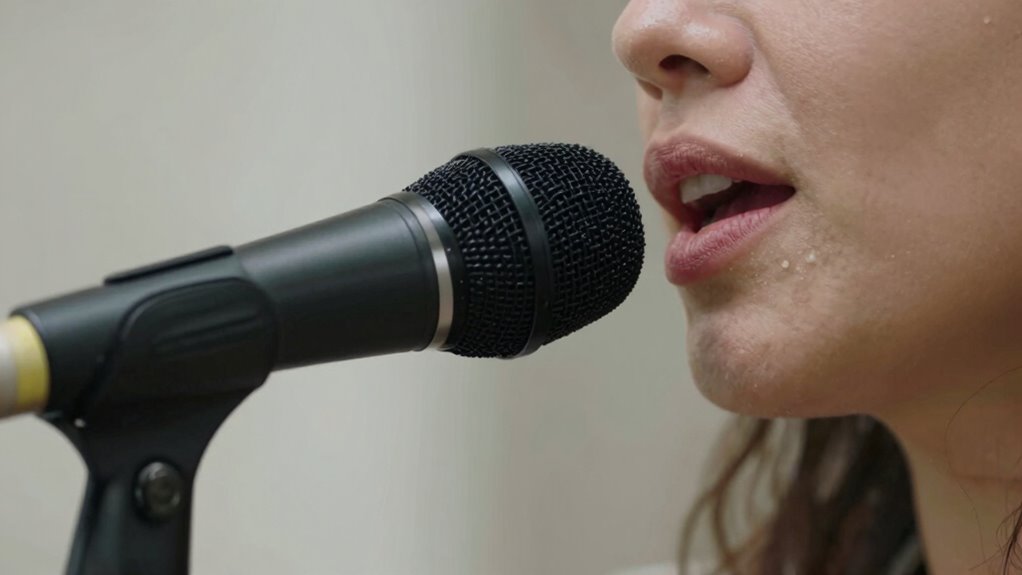 optimal vocal microphone placement