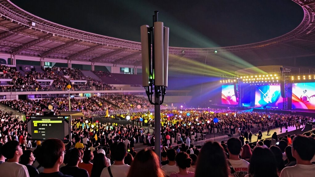 optimize venue wireless frequencies