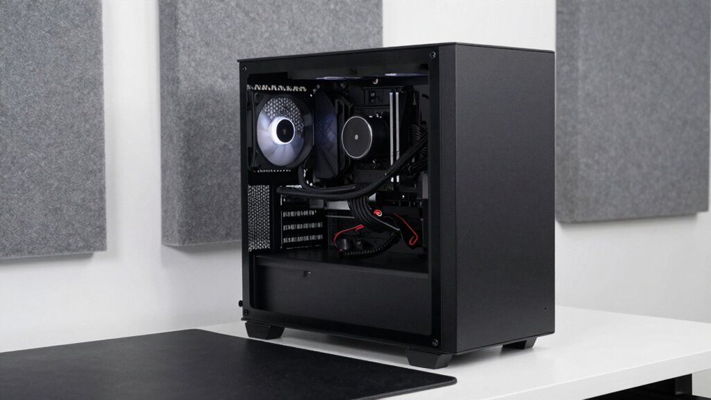 quiet well ventilated case setup