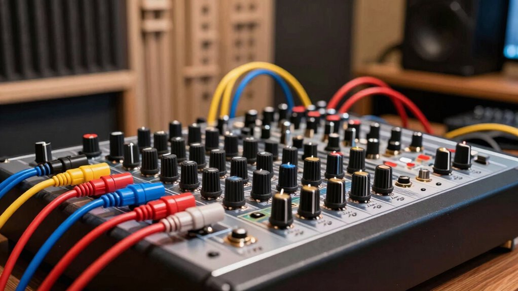 simplified hybrid studio patching