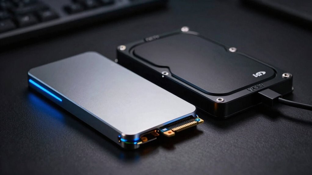 speed differences in storage