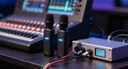 wireless mic frequency management