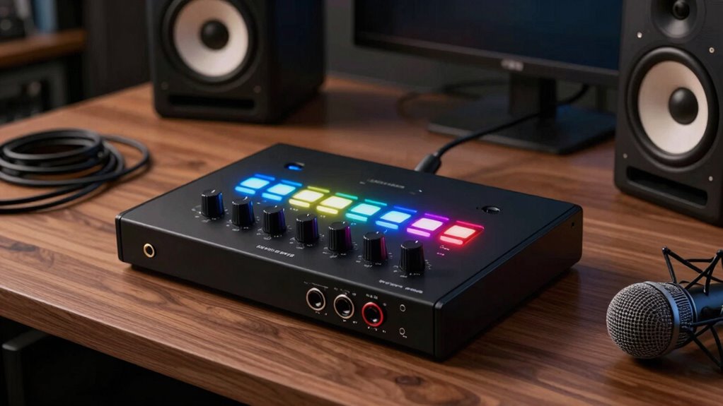 monitor outputs and sound quality