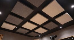 top acoustic ceiling cloud panels