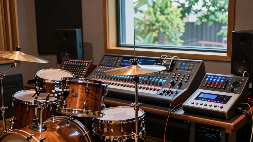 top drum recording interfaces