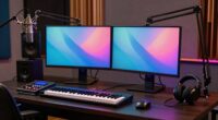 top dual monitor desks