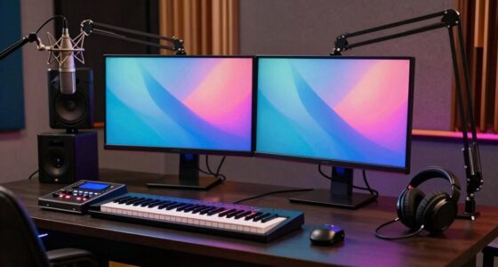 top dual monitor desks