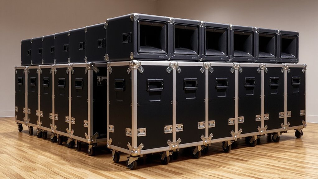 top pa speaker road cases