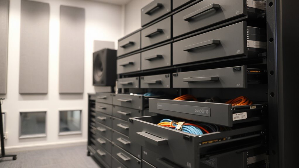 top rack drawer storage
